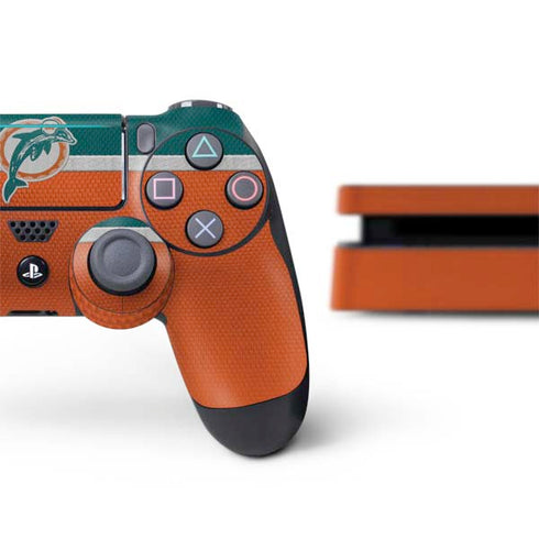 NFL Miami Dolphins Vintage PS4 Slim Bundle Skin